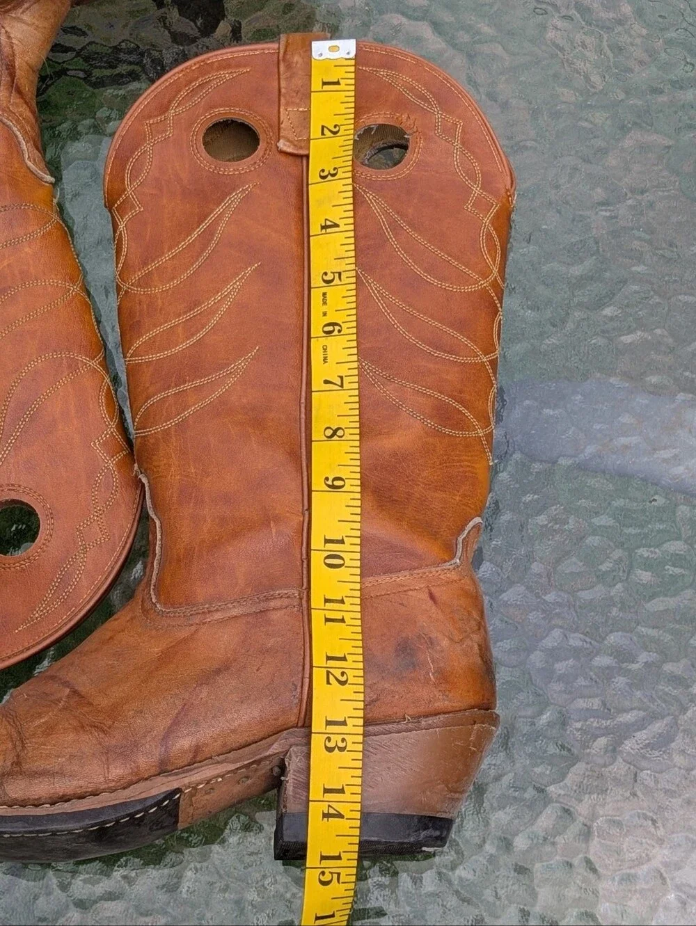 unbranded cowboy boots classic brown